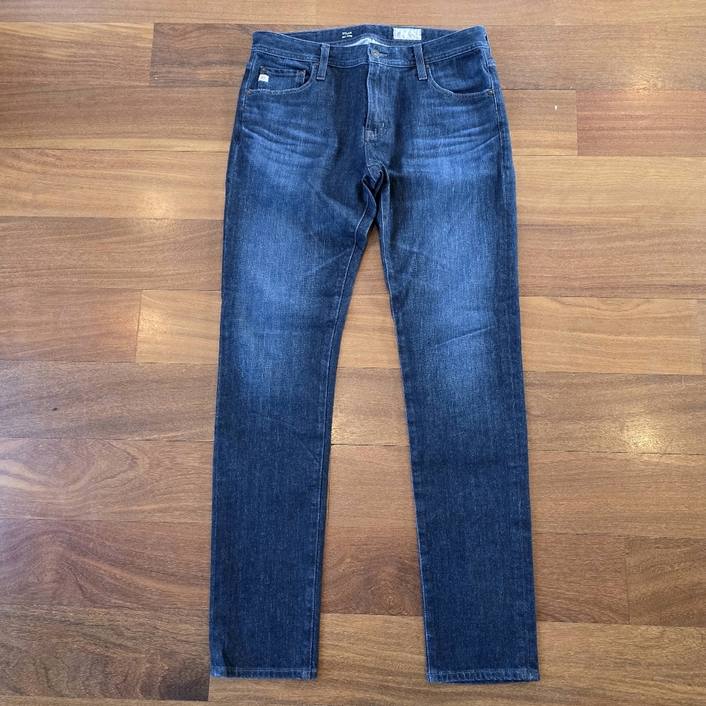 AG Dylan Slim Skinny Jeans Mens 33x34 Dark Wash Stretch Denim 360